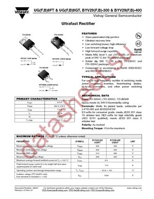 UGB8GT-E3/81 datasheet  